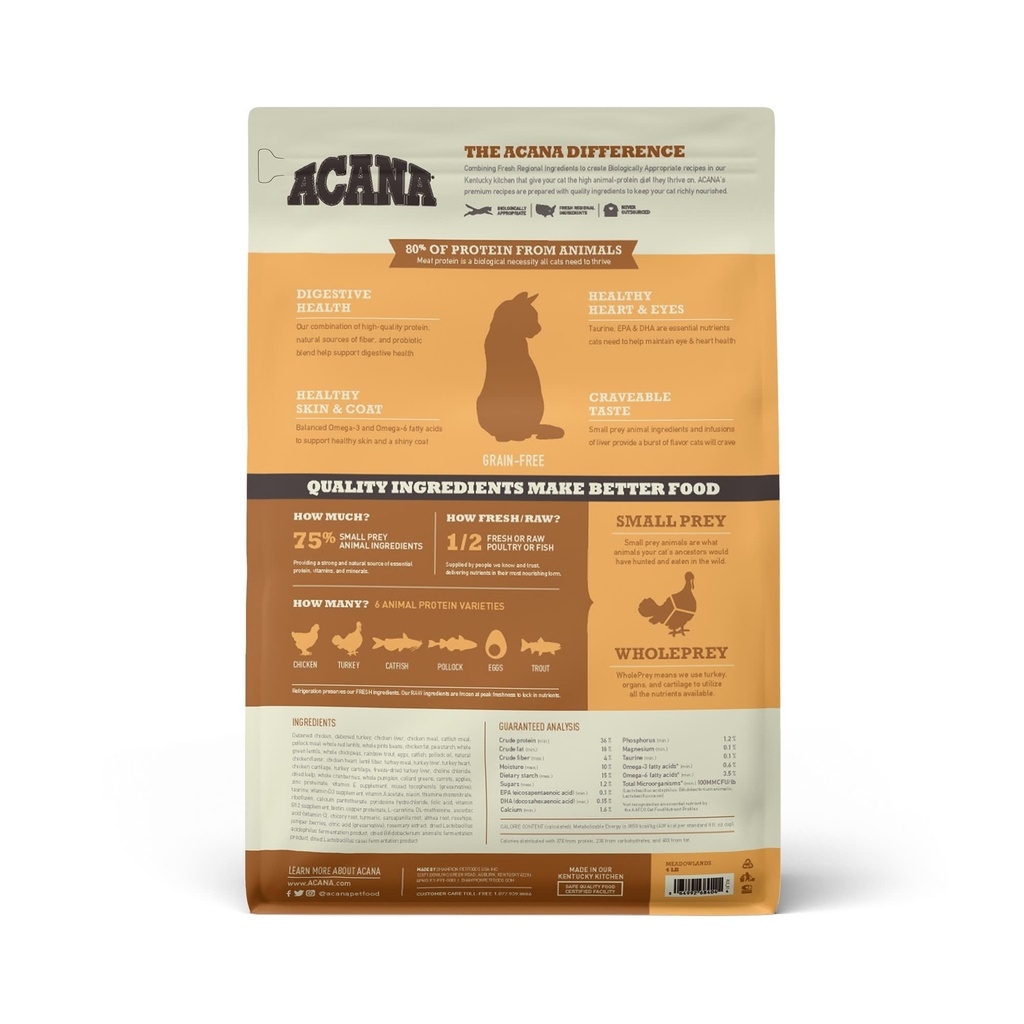 Acana Meadowlands Cat * 4 Lb