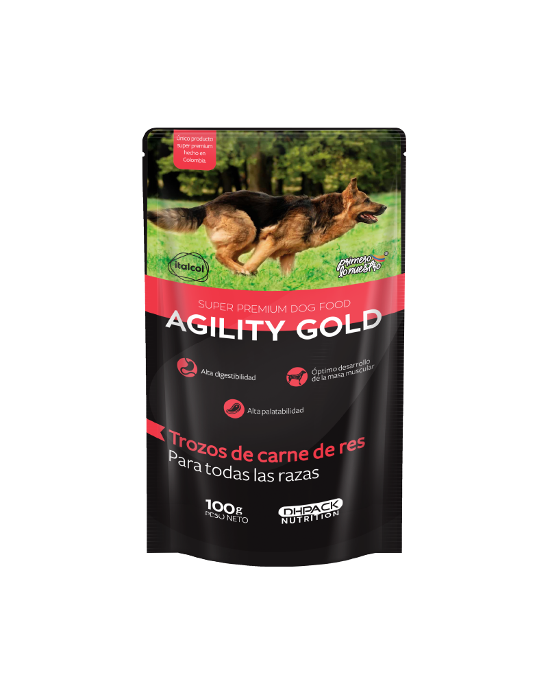 [C000146] Agility Gold Trozos de Carne de Res * 100 Gr