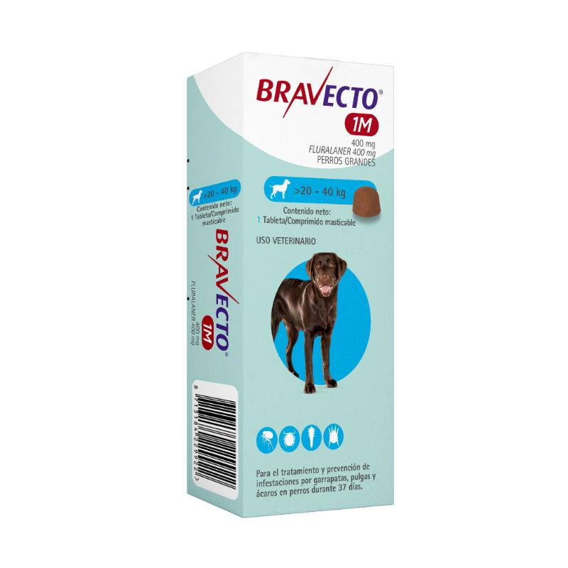[C000293] BRAVECTO 37 DIAS AZUL 20 - 40KG ( 400mg )