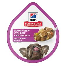 [C000339] HILLS C ADULT SMALL PAWS TRAY STEW WITH BEEF 99 GRS