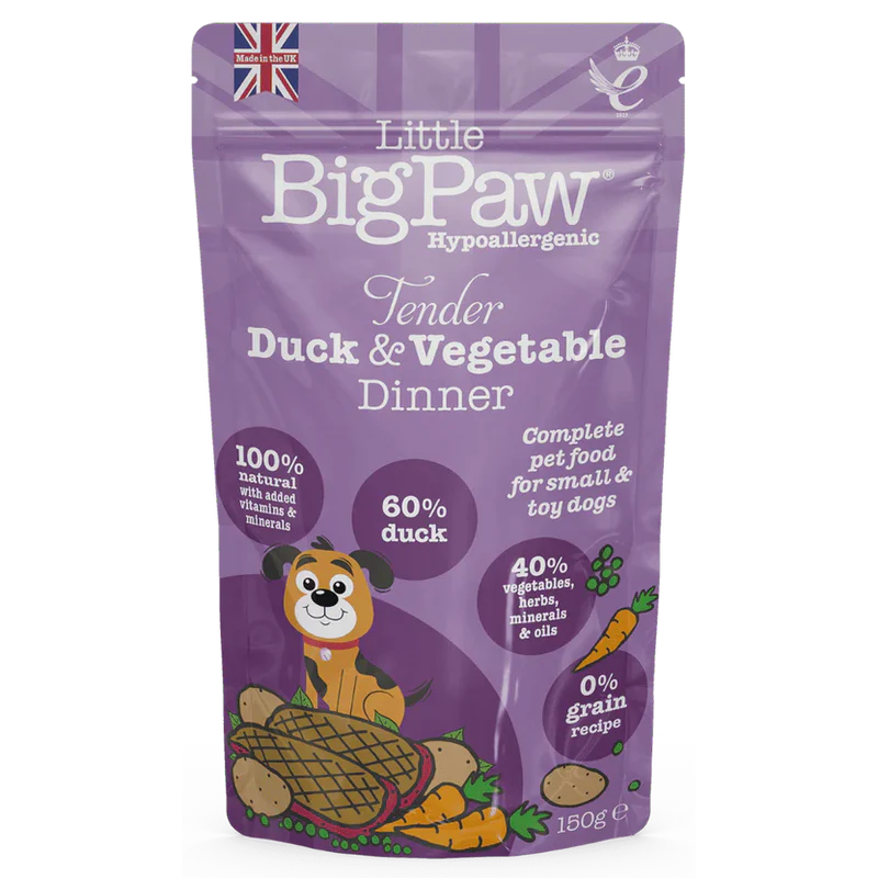 [C000388] C LITTLE BIG PAW TENDER DUCK & VEG DINNER POUCH 150 GR
