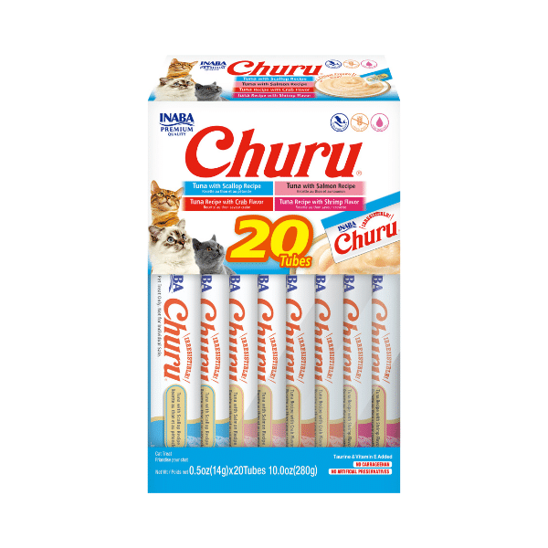 CHURU CAT 20 PIEZAS - TUNA SEAFOOD VARIETY BOX