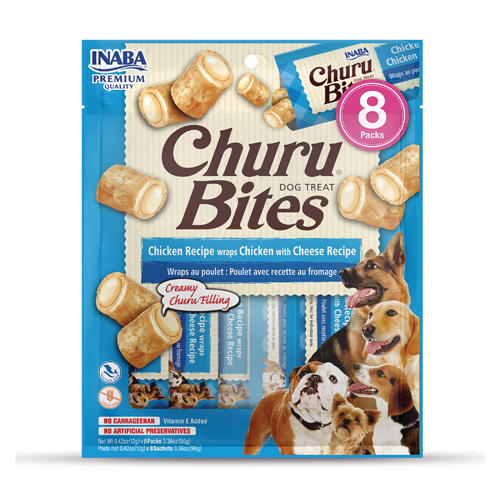 [USD724] CHURU DOG - BITES CHICKEN RECIPE WRAPS CHICKEN WITH CHEESE RECIPE