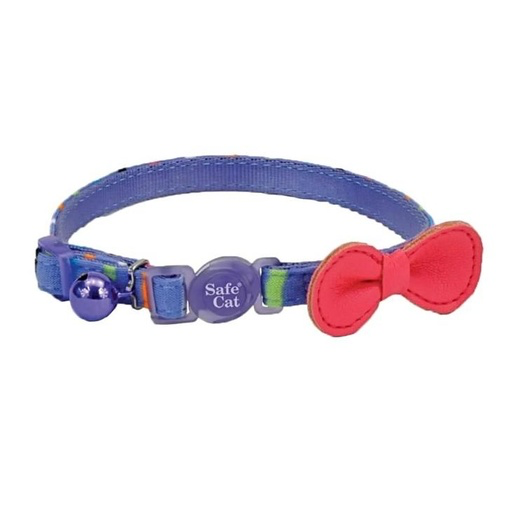 [C000686] COASTAL COLLAR GATO ADORNOS AZUL