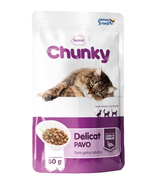 [C000820] Chunky Delicat Trozos de Pavo * 80 Gg