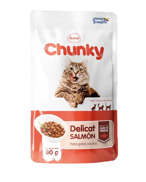 Chunky Delicat Trozos de Salmon * 80 Gr