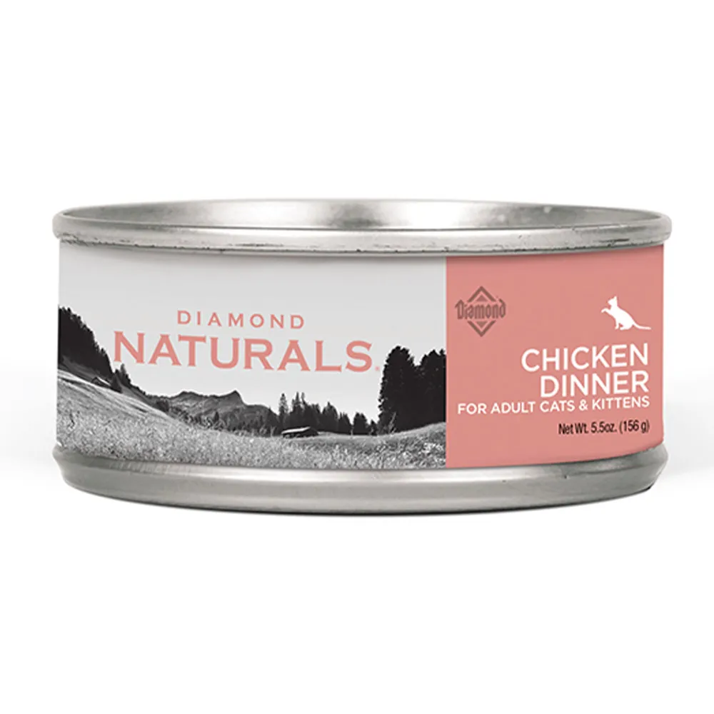 [C000846] DIAMOND NATURALS LATA CHICKEN DINNER CAT 5,5 Oz