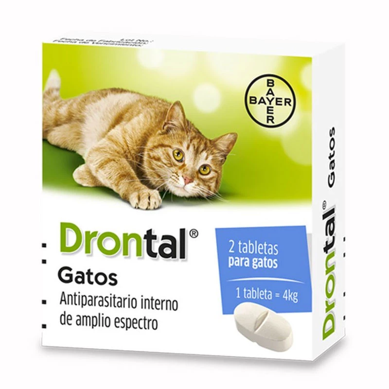 DRONTAL GATOS CAJA 2 TABLETAS
