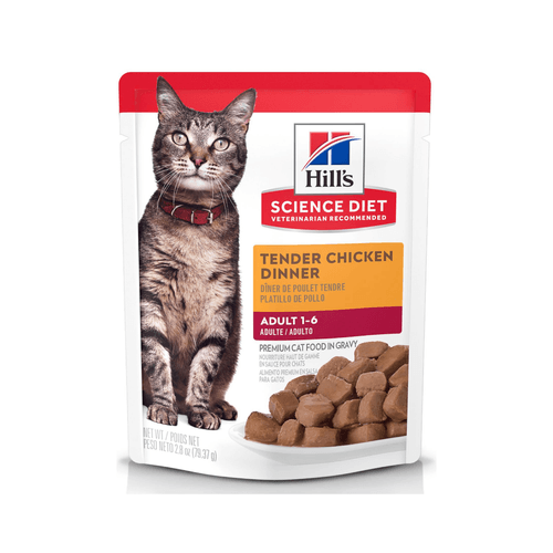 [C001005] HILLS F ADULT TENDER CHICKEN POUCHE 79 GRS