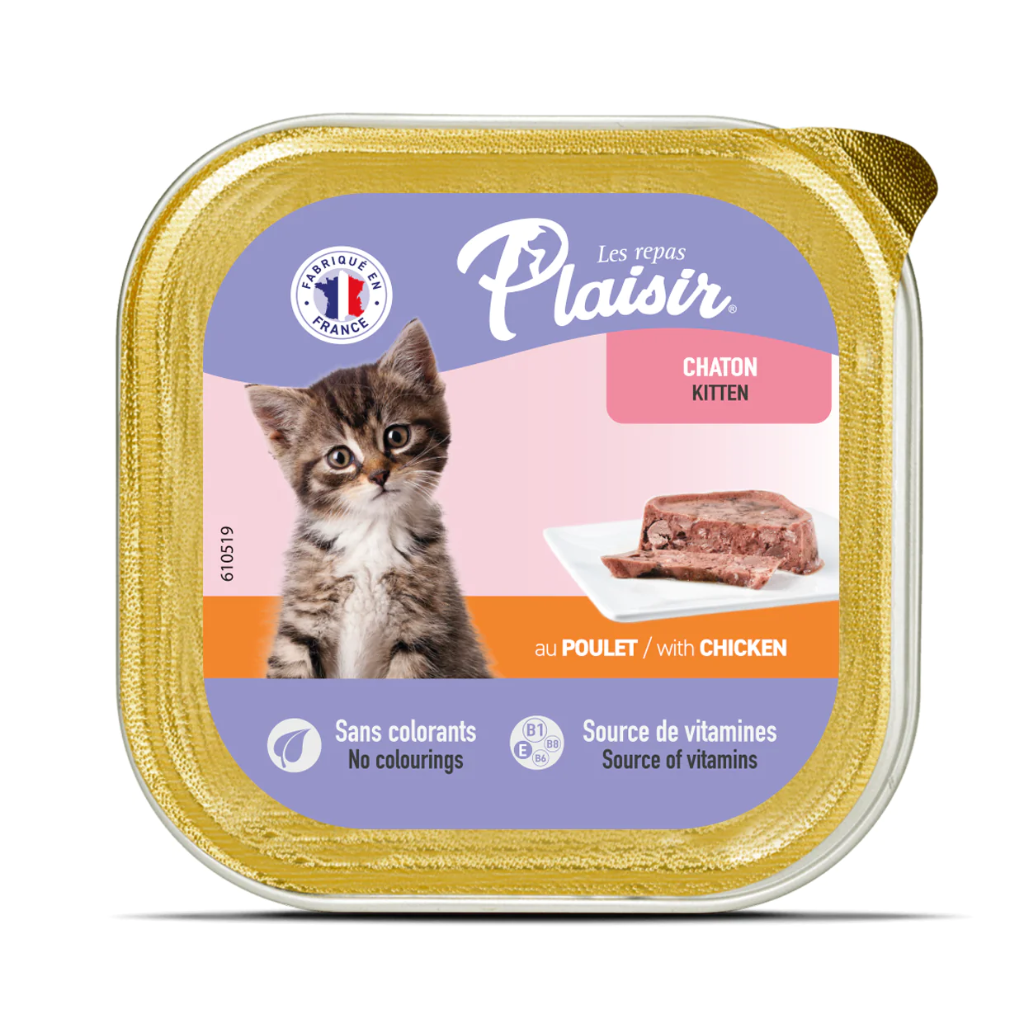 [C001079] PLAISIR F PATÉ CON POLLO PARA GATITO 100gr