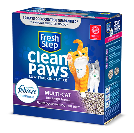 [C001181] FRESH STEP MULTI CAT CON FEBREZE 14 LBS