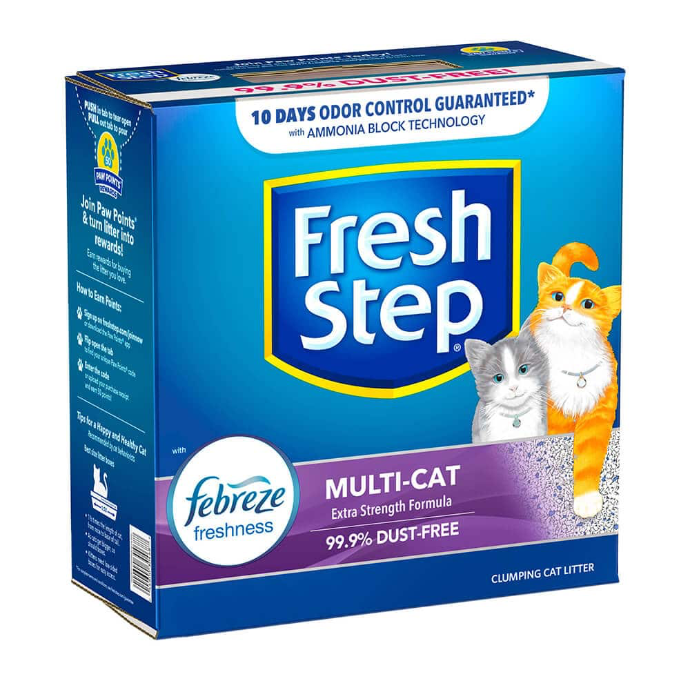 [C001182] FRESH STEP MULTI CAT CON FEBREZE 25 LBS
