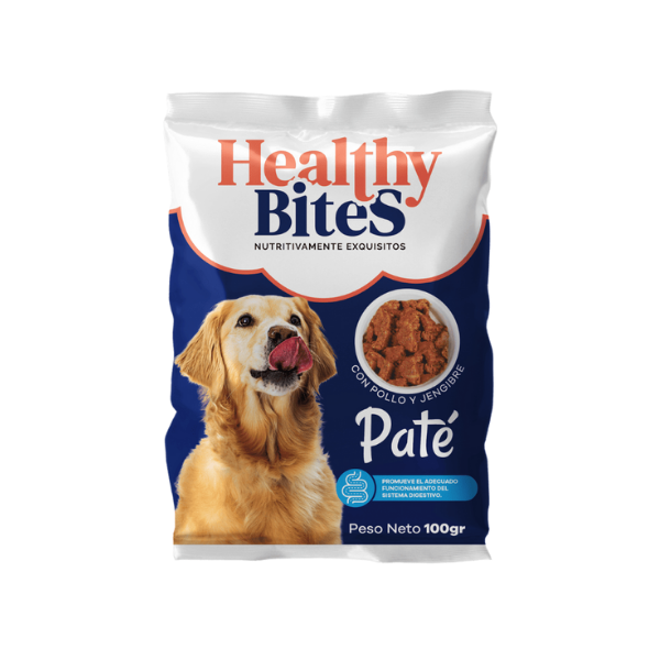 HEALTHY BITES PATÉ PERRO DIGEST Sobre 100gr