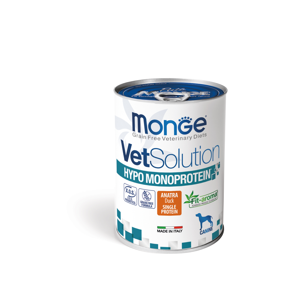 [C001473] MONGE VET SOLUTION HYPO-DUCK WET * 400GR