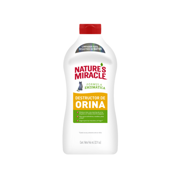 NATURE MIRACLE GATO DESTRUCTOR DE ORINES 32 Oz