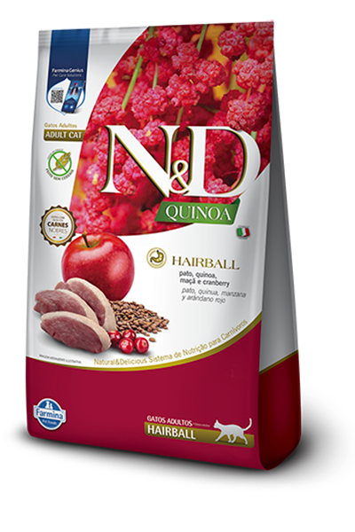 [C001546] ND QUINOA FELINE ADULT HAIRBALL * 1.5 Kg