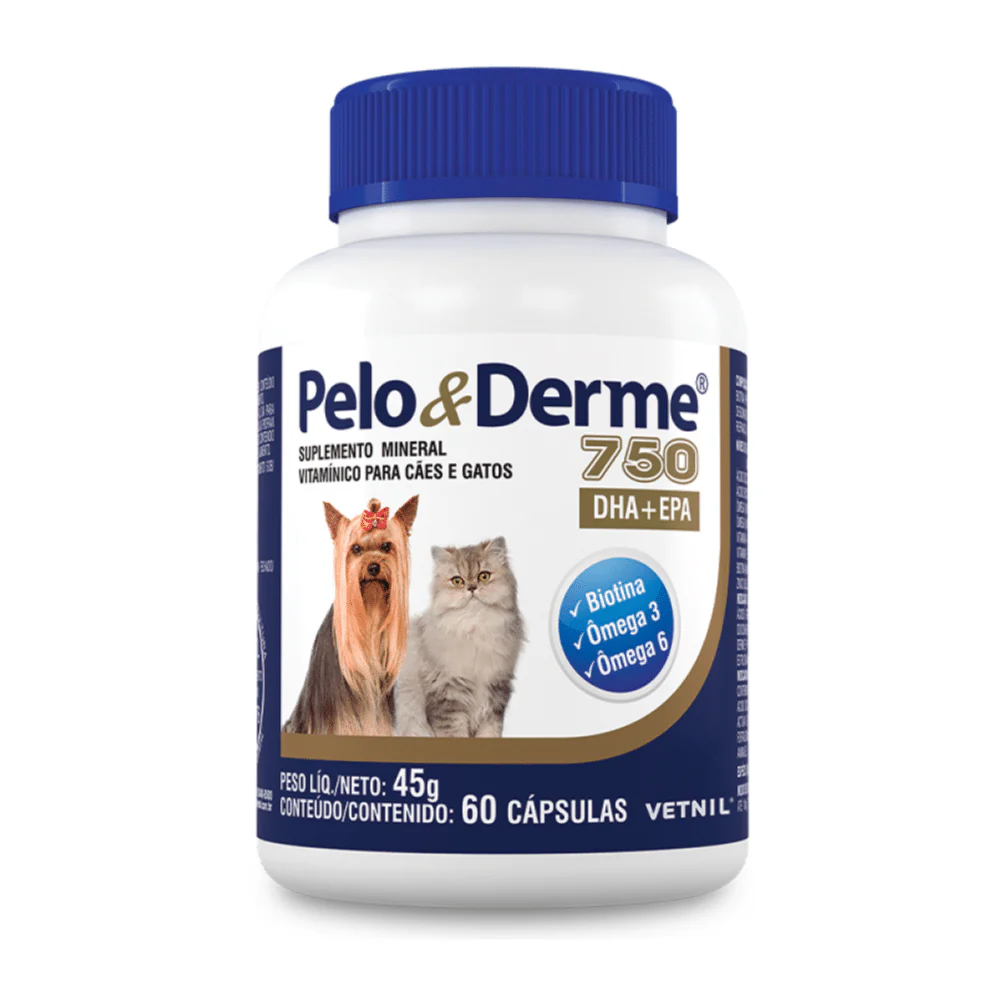 PELO Y DERME 750 60CAP