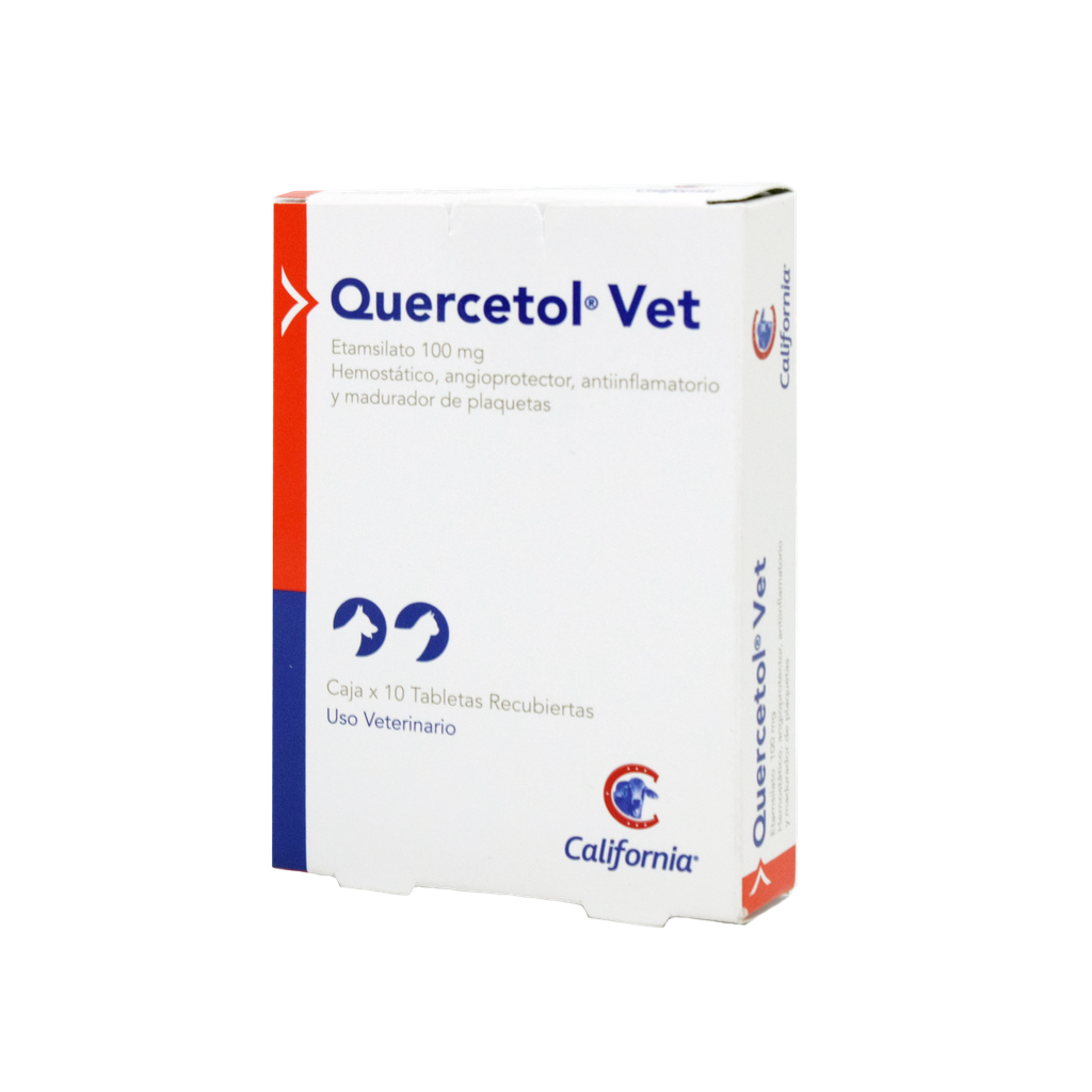 [C001814] QUERCETOL VET 100 MG CJA * 10 TABS