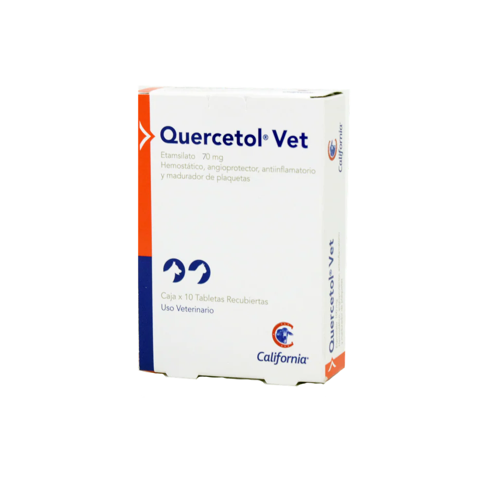 [C001816] QUERCETOL VET 70 MG CAJA * 10 TABS