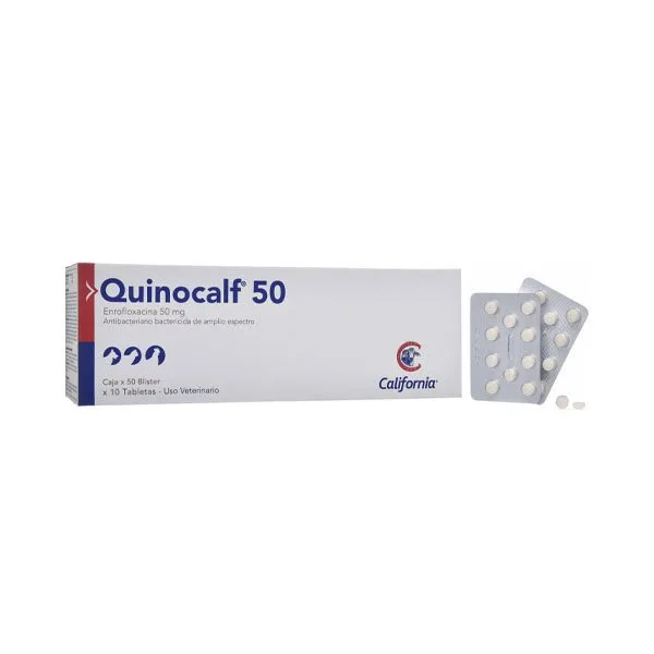 QUINOCALF 50 MG TABLETA