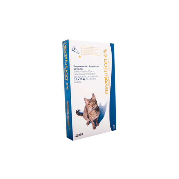 REVOLUTION 6% X 0,75 ML (AZUL)