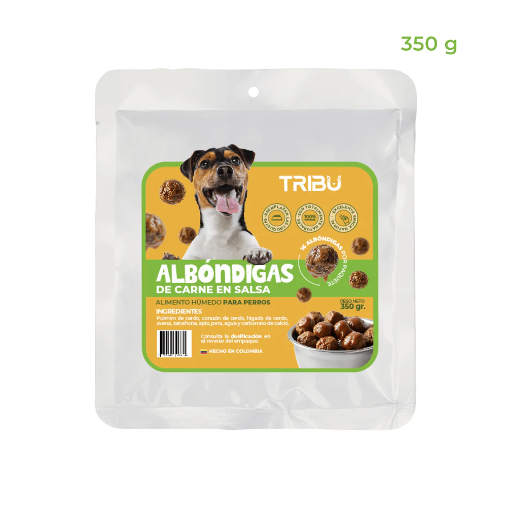 [C002153] TRIBU ALBONDIGAS DE CARNE * 350 GR