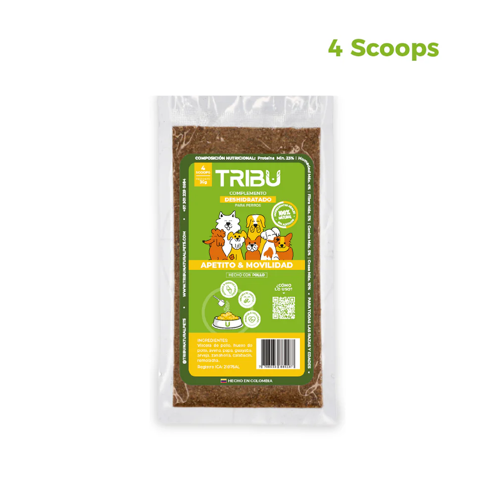 [C002156] TRIBU DESHIDRATADO DE POLLO * 4 SCOOPS