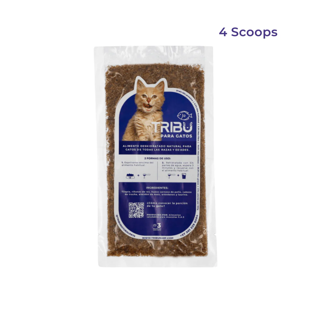 [C002158] TRIBU DESHIDRATADO PARA GATOS SABOR MIX * 35 GR