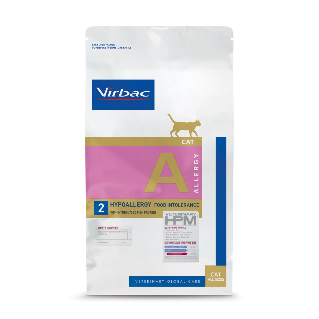 VIRBAC HPM Cat Hypoallergy with Hydrolysed Fish Protein 3 KG