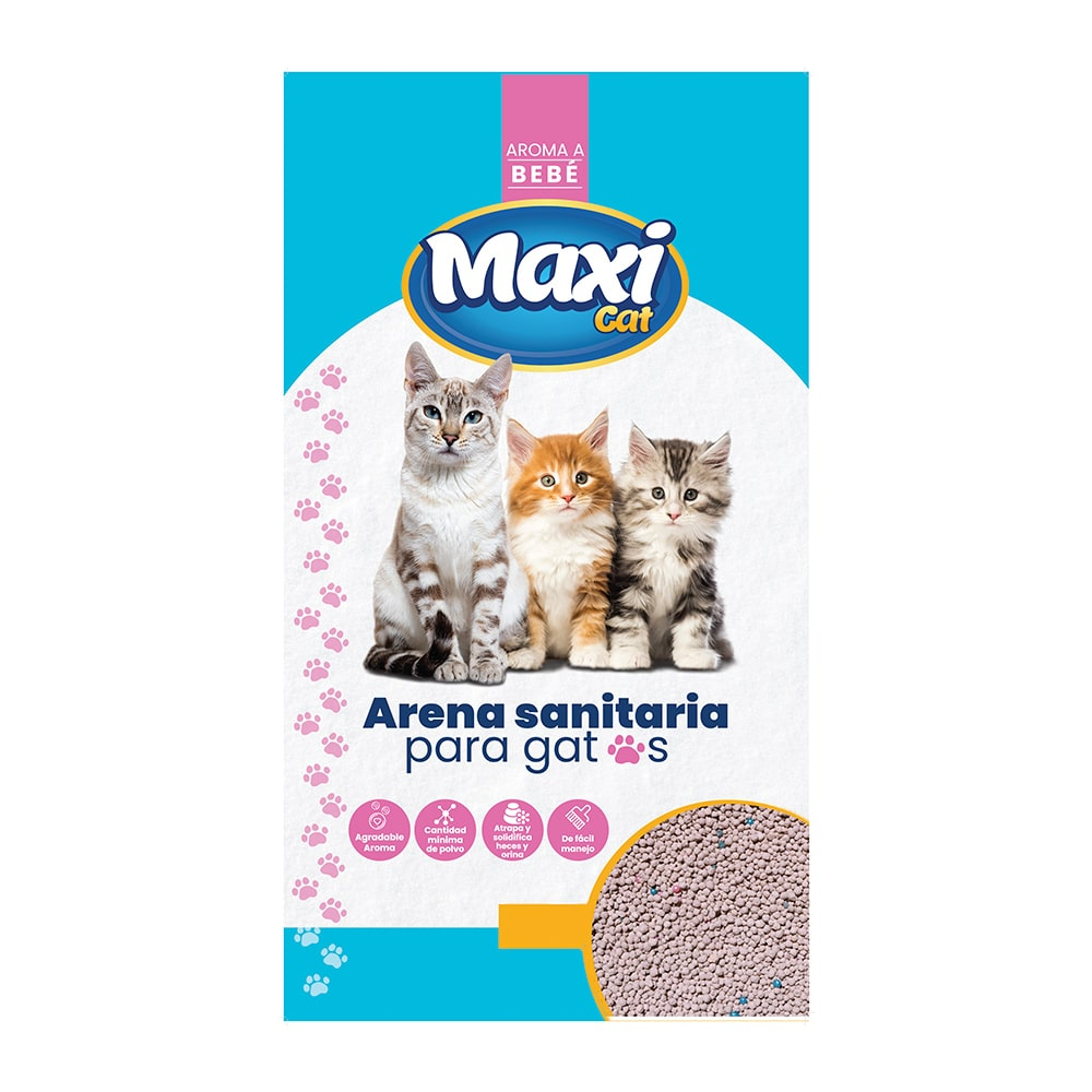 [C000228] Arena Maxicat Talco Bebé (10 Kg)