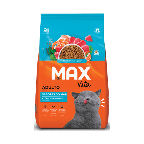 [C001343] F MAX VITA GATO ADULTO SABORES DO MAR ATUM Y CAMARÃO (1 Kg)