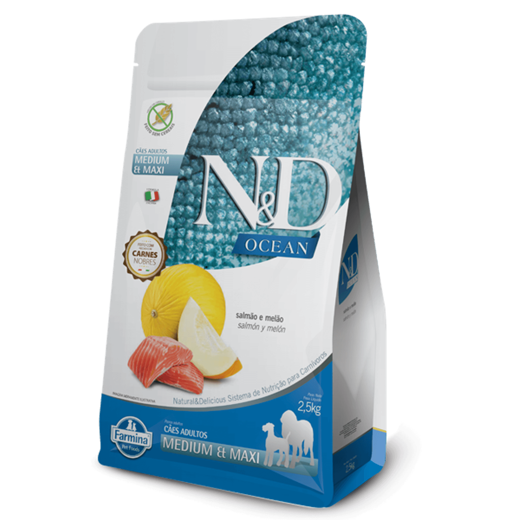 ND OCEAN CANINE ADULT MEDIUM MAXI SALMAO