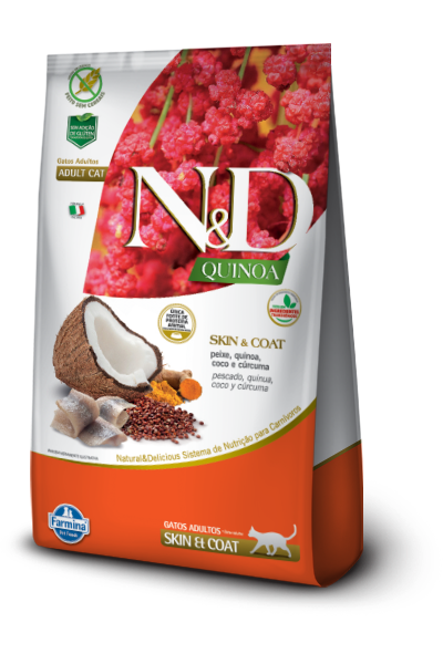 ND QUINOA FELINE ADULT SKIN PEIXE