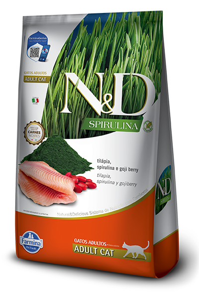 [C001923] ND SPIRULINA FELINE ADULT TILAPIA (1.5 Kg)
