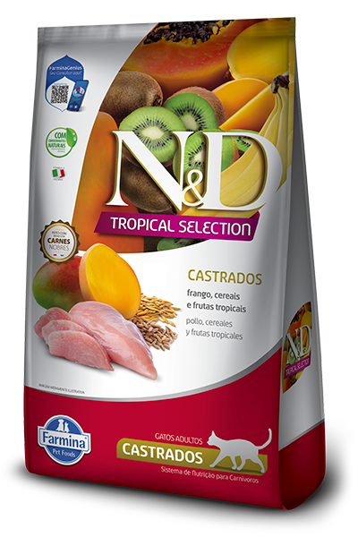 [C001943] ND TROPICAL FELINE ADULT CASTRADOS FRANGO (1.5 Kg)