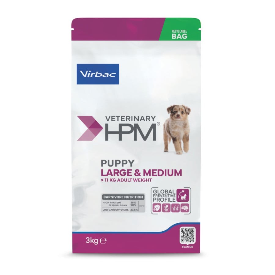 VIRBAC HPM Puppy Large & Medium