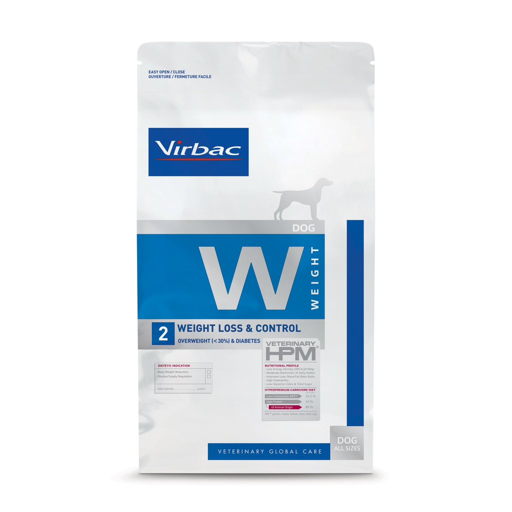 VIRBAC HPM Dog Weight Loss & Control W2