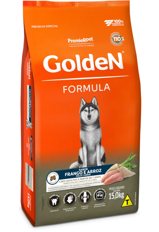 [C001227] GOLDEN FORMULA PERROS ADULTOS SENIOR * 15 Kg