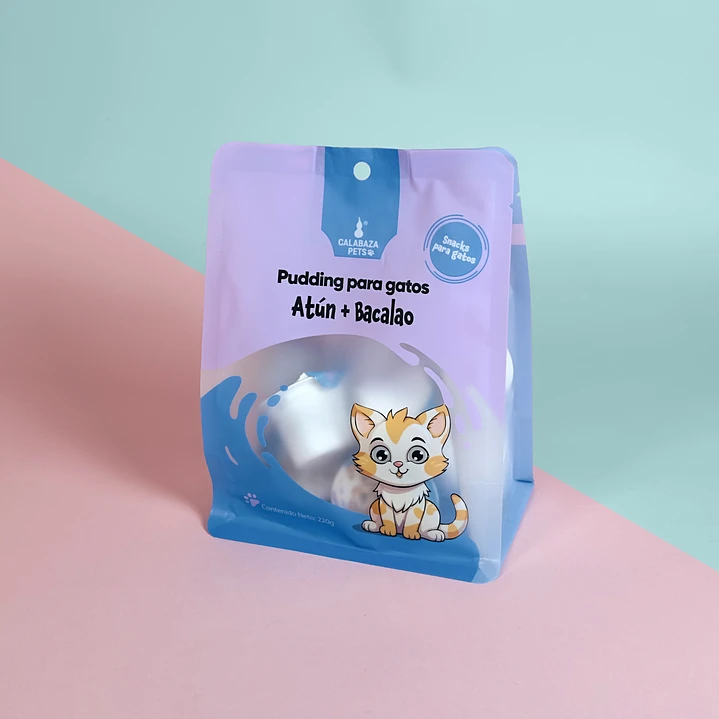 [C000477] CALABAZA PUDDING GATOS ATUN Y BACALAO * 10 UND