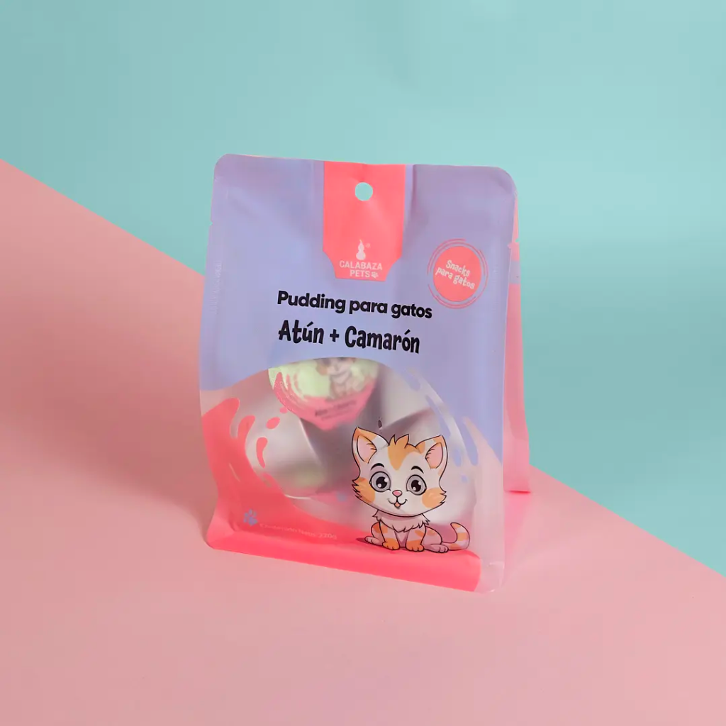[C000479] CALABAZA PUDDING GATOS ATUN Y CAMARON * 10 UND