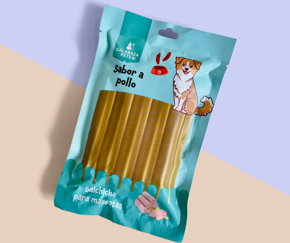[C001916] SALCHICHAS CALABAZA SABOR A POLLO *10 UND