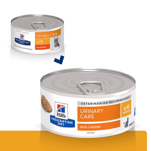 [C001011] HILLS F C/D CHICKEN 5,5 OZ