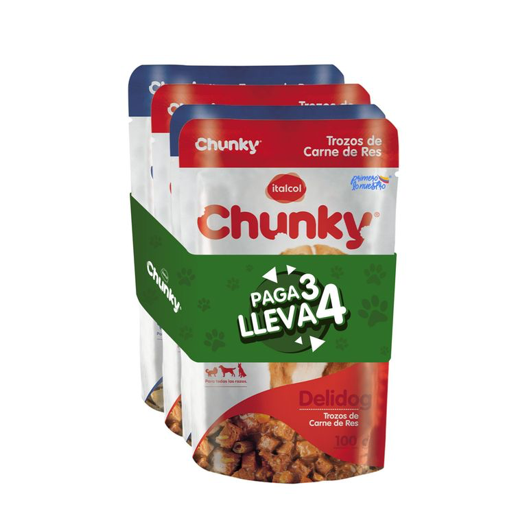Chunky Delidog Surtido Pague 3 Lleve 4