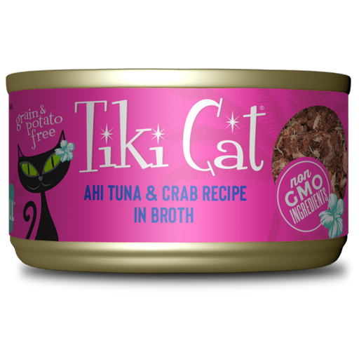 TIKI CAT GRILL * 80 GR LATA (ATUN Y CANGREJO EN CALDO)