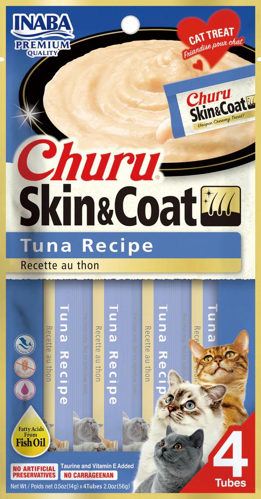 CHURU CAT 4 PIEZAS - SKIN & COAT