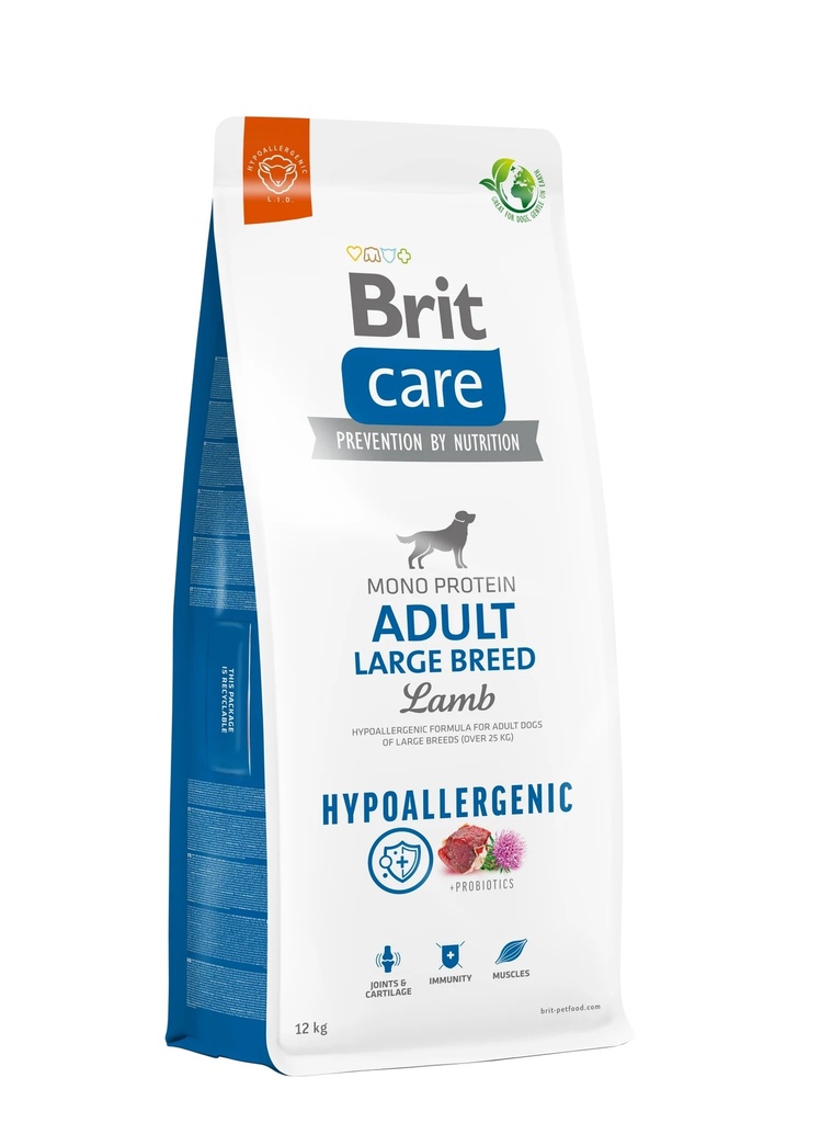 BRIT CARE DOG HYPOALLERGENIC ADULT LARGE BREED LAMB