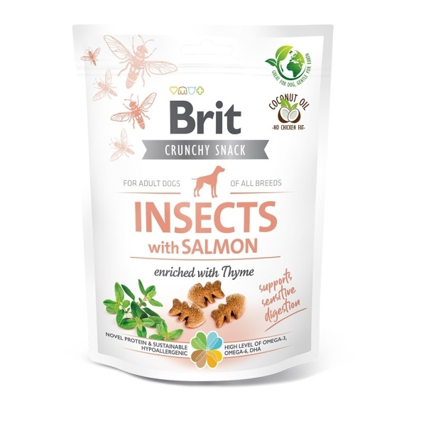 BRIT CRUNCHY SNACK INSECTS * 200 GR