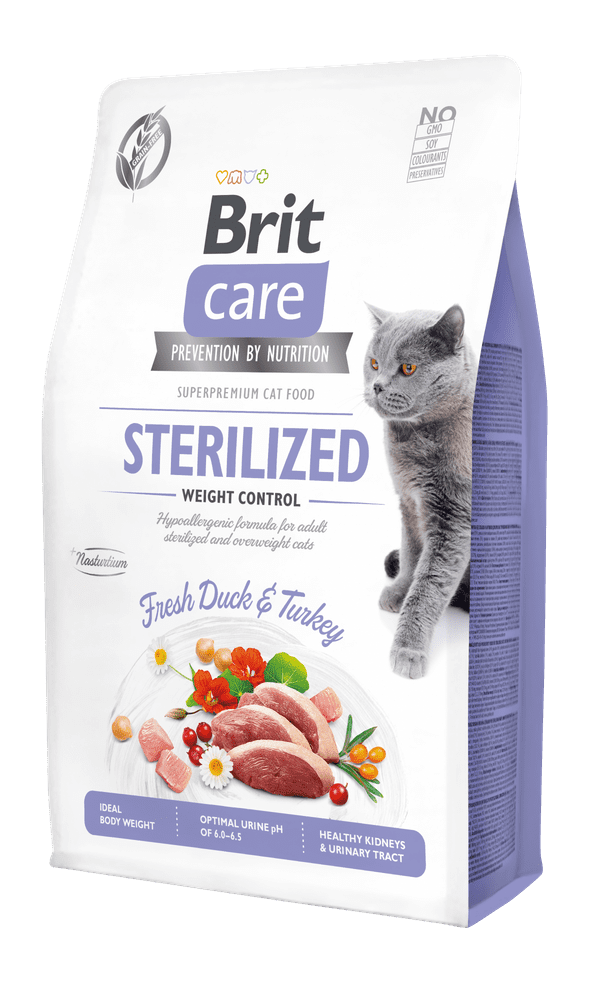 [1000043] BRIT CARE CAT STERILIZED WEIGHT CONTROL (2 Kg)