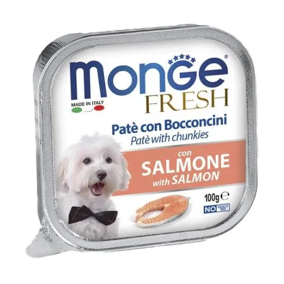 MONGE DOG FRESH * 100 GR (SALMON)