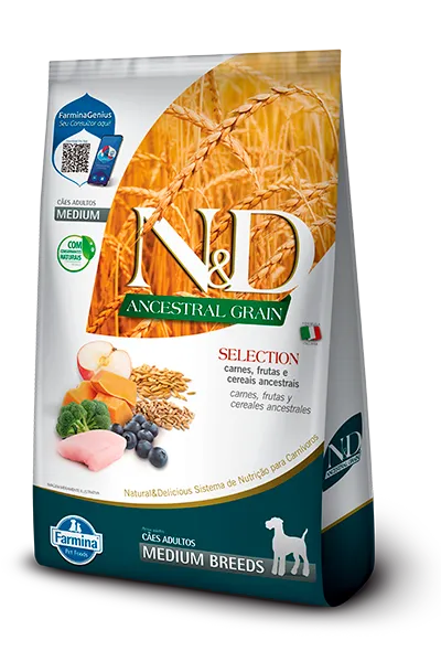 ND ANCESTRAL SELECTION CANINE ADULT MEDIUM * 15KG